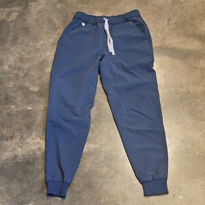FIGS Technical Collection Tansen Jogger Scrub Blue Pants Small